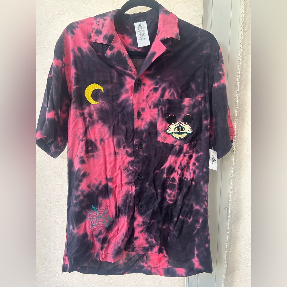 Disney Mickey Halloween button up shirt